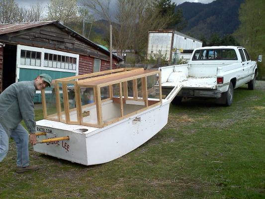 Me loading the PDR up the ramp into my truck. 