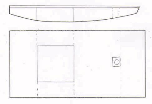 simple board boat like a sunfish or laser