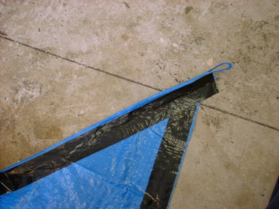 making polytarp sail - step 9